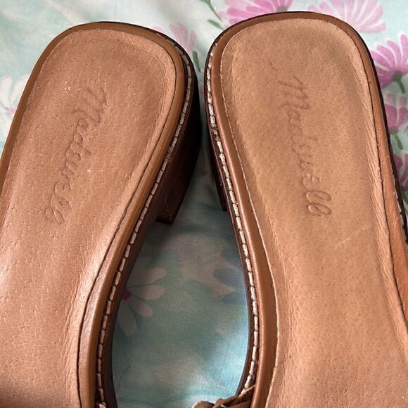 Madewell Lianne Slides Tri Color Heeled - Picture 5 of 12